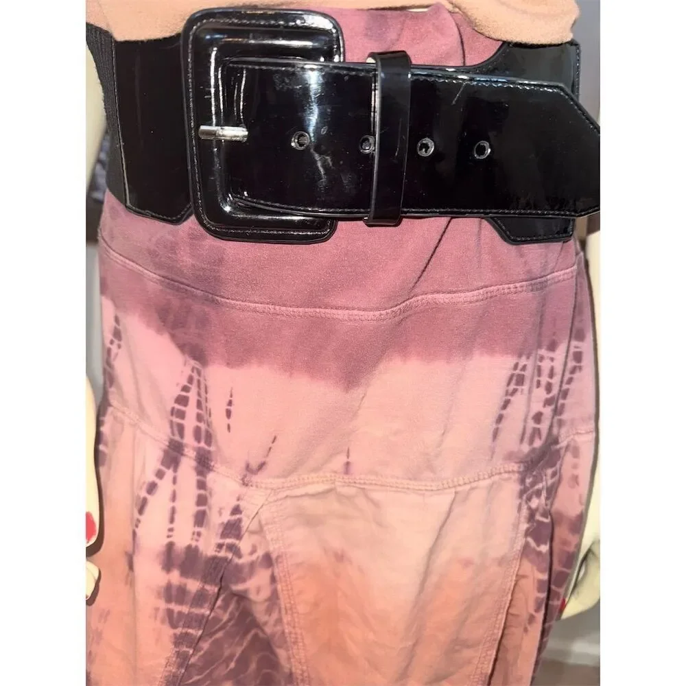 Steven by Steve Madden Women's Black Wide Waist Belt S/M patent leather